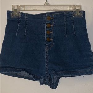 High waisted shorts